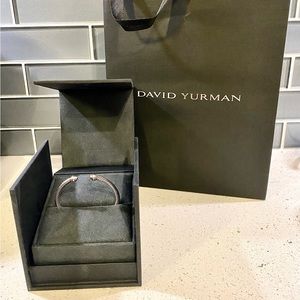 Cable Classics Bracelet in Sterling Silver with 18K Yellow Gold